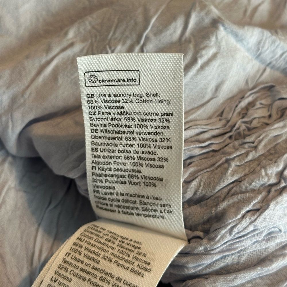 & Other Stories Voluminous Ruffle Long Sleeve Floral Midi Dress Size 10 - Picture 10 of 10